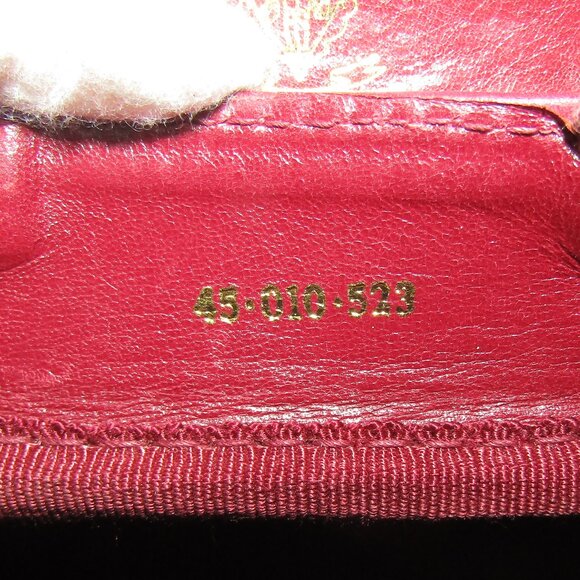 $3 START AUTH $3000 AUTH GUCCI RED & BLUE CANVAS AN LEATHER SUITCASE - Picture 4 of 8